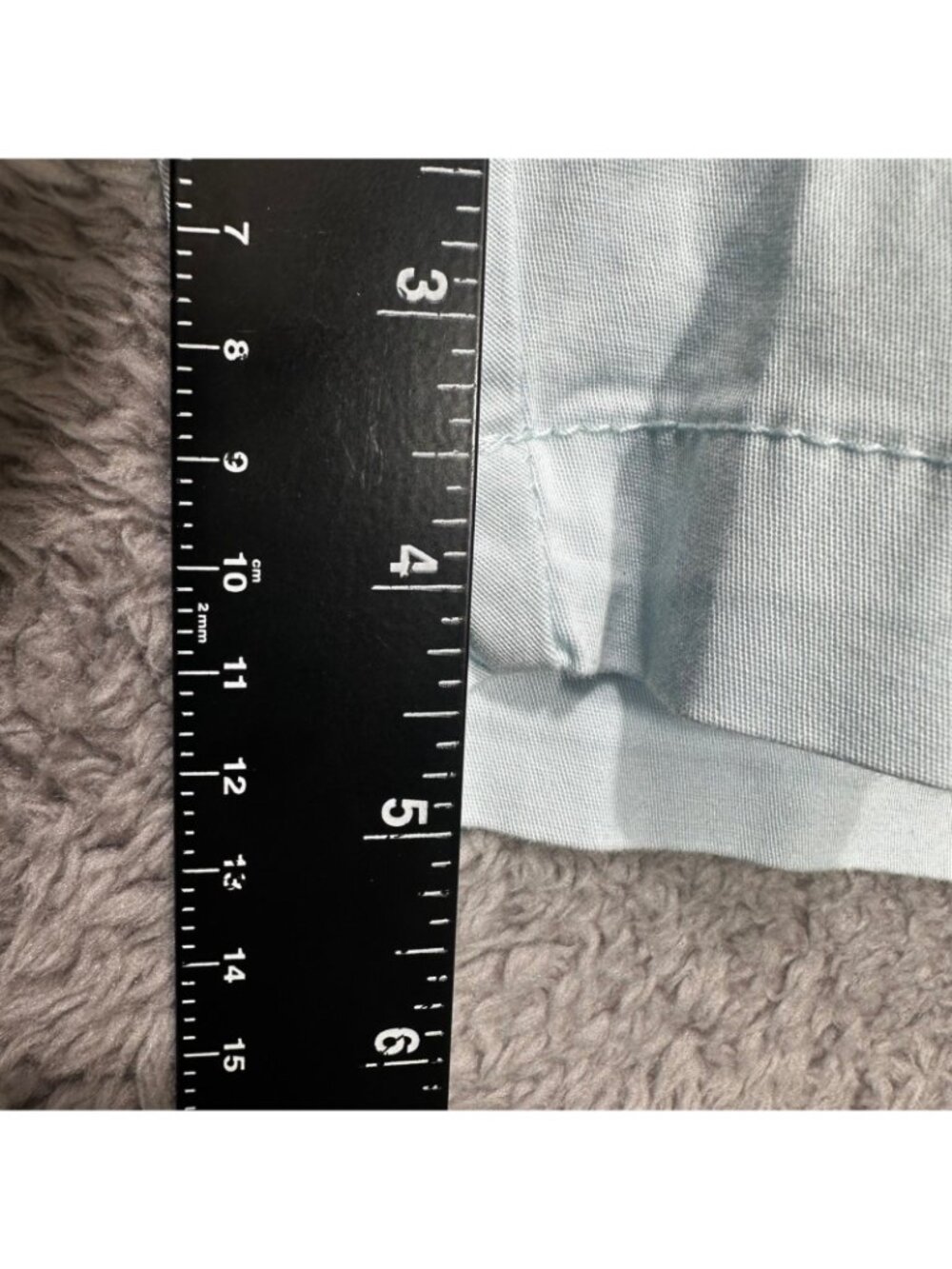 Goodfellow & Co Every Wear Shorts Mens 38 Light Blue Flat Front 5" Inseam Cotton - Picture 3 of 8